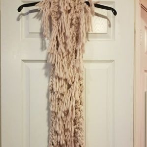 NWT Maurices Light Pink Fluffy Scarf